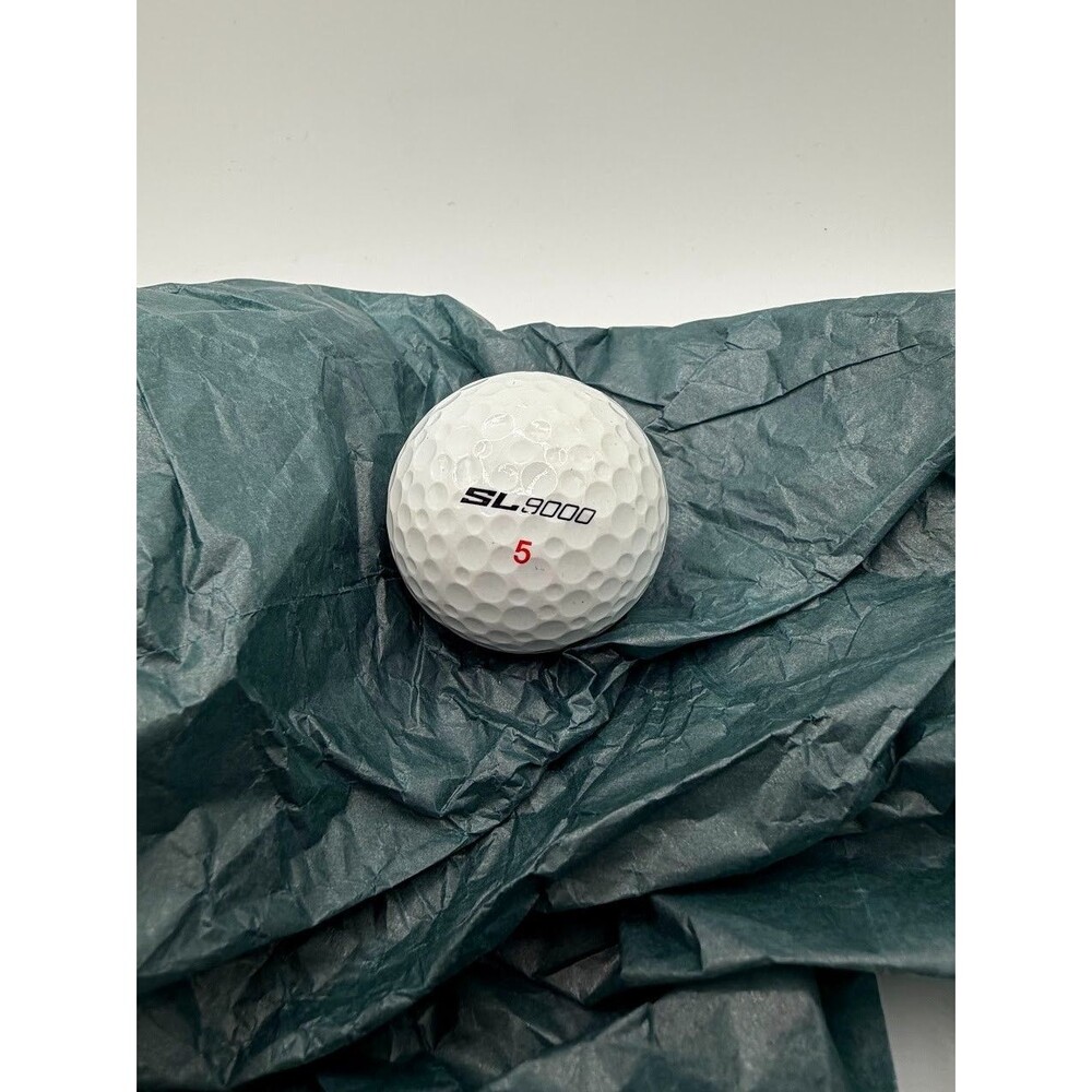 Lot of 5 Golf Balls Wilson SL9000 Titleist HP2 Pinnacle Gold Santa Barbara Logo